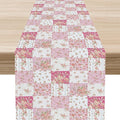 Boho Patchwork Table Runner, Vintage Farmhouse Colorful Wildflowers Bohemian Paisley Flower Table Center Decor for Home Kitchen Dining Patio Holiday Party Indoor Table Decorations, 13"x72" Inch