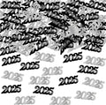 KatchOn, Black and Silver 2025 Confetti - Pack of 500 | Graduation Confetti 2025, Balck and Silver Grad Party Supplies 2025 | Graduation Decorations 2025, graduation Decorations