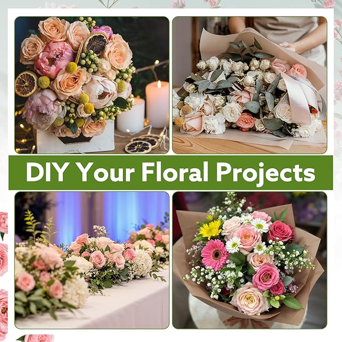 8Pcs Floral Foam Blocks for Fresh and Artificial Flower Arrangements, (7.8" L x 3.5" W x 2.4" H) Flower Foam Bricks Florist Foam for Wedding, Birthdays, Home, Office,DIY Craft