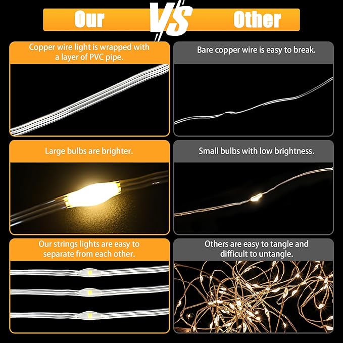 Fomcet Peach Tulle Backdrop Curtains with Lights String 10FT X 8FT Sheer Curtain with Lights Tulle Curtains Backdrop for Wedding Birthday Party Baby Shower Photo Shoot (2 Panels 5x8FT)