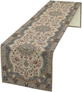 Boho Vintage French Table Runner,Retro Flower Rustic Country Style Floral Print Pattern for Home Kitchen Table Decor Dining Coffee Room Garden Party Decor 13x72in