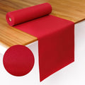 American Homestead Paper Table Runner Roll - 78 ft. Disposable Linen-Like Table Cover Roll - 20 Perforated Table Runners (16" x 48") for Parties, Weddings, and Events - Burgundy