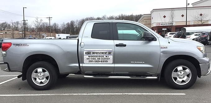 Car Magnet Signs Custom - 24"x12" (Set of 2), 30-mil Thickness with Rounded Corners (Metal)