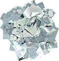 Ultimate Confetti, Rectangular Silver Mylar Shiny Foil Metallic Confetti for Cannon and Launcher use - Mother’s Day Confetti for Wedding, Parties, Gender Reveal and Live Events - 1 lb, 16 oz