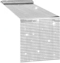 12 x 72 Inches Glitter Disco Table Runner - Retro 70s 80s Theme Decor - Silver Sequin - Bachelorette & Wedding Party Supplies