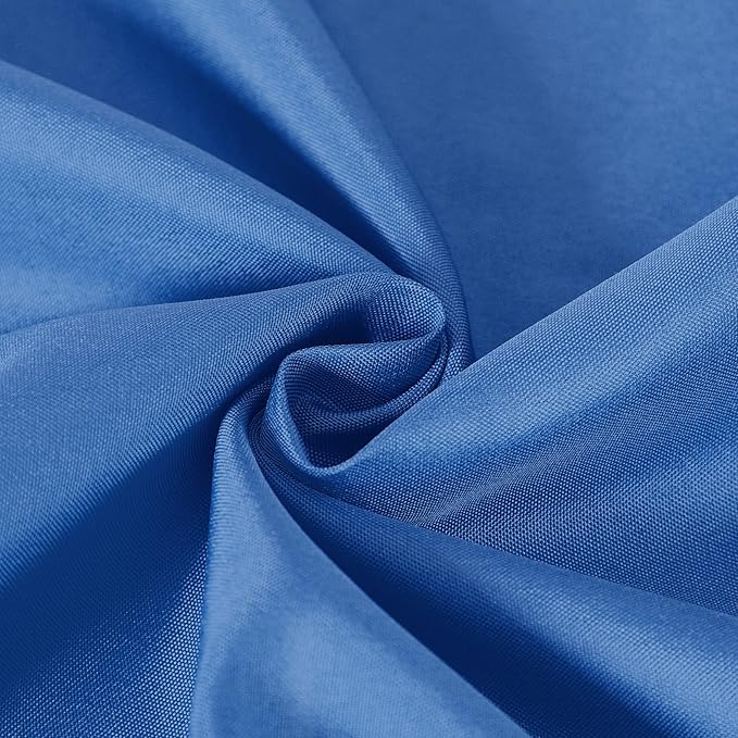 Cupuamon Square Tablecloth 70x70 inch Washable Polyester Fabric Table Cloth for Wedding Party Dining Banquet Decoration（70x70,Mediterranean Blue）