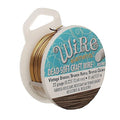 The Beadsmith Wire Elements Craft Wire – Tarnish Resistant, Soft Temper, Round, Vintage Bronze Color – 0.64mm, 22 Gauge, 15 Yard Spool – Jewelry Making, Wire Wrapping, Floral, & Other DIY Crafts…