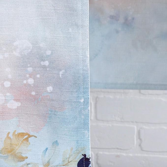 Maison d' Hermine Table Runner 100% Cotton Double Layer Table Runners 72 inches Long Decorative for Home Kitchen Dining Party Wedding Bridal Shower Spring Summer (Lazy Summer Days, 14.50" x 72")