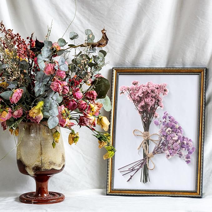 10/12/24/36 Pack Mini Dried Flowers for Vase Wedding Various Mini Bouquet Dried Small Wildflowers Natural Flowers Bulk for Crafts DIY Decor (36, Multicolor)