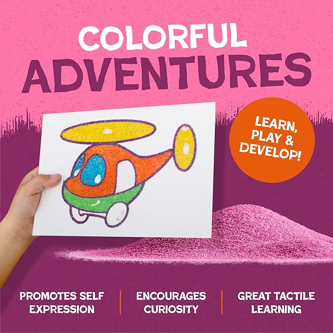 Hygloss Colored Sand for Crafts – 1 lb Bottle, Brown – Vibrant Colorful Fine Sensory Play Sand Art Kits for Kids – Classroom Activities for Children 3 4 5 6 7 8 9 10 11 12 – Safe for Ages 3+