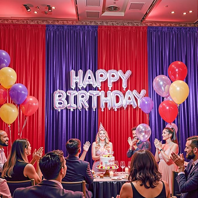 20ftx10ft Red Sequin Backdrop Curtain Panels for Parties, 4 Panels Wrinkle Free Glitter Photo Backdrop Drapes Shimmer Back Drop Cloth for Wedding Birthday Christmas Photography Background