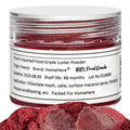 HomeHere Edible Luster Dust Food-Grade Glimmer Powder Glitter for Cake Decorating 7g, Edible Sprinkle Glitter for Cocktails Drinks Baking Candy Dessert Chocolate Vegan Tasteless, Burgundy