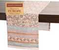 Maison d' Hermine Table Runner 100% Cotton Single Layer Table Runners 108 inches Long for Thanksgiving Christmas Decorations Home Kitchen Dining Party Wedding (Nila, 14.5" x 108")