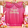 20ftx10ft Hot Pink Sequin Backdrop Curtain for Parties, Wrinkle Free Thick Glitter Sparkle Photo Backdrop Drapes 4 Panels 5x10FT Shimmer Back Drop Cloth for Wedding Birthday Photography Background