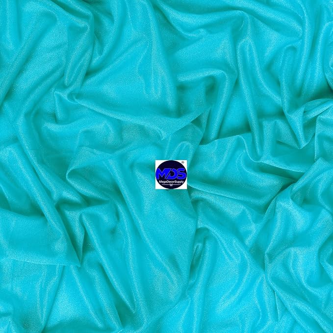 MDS Halloween Chiffon Table Runner - 10 Pack, 29 x 170 Inches, 14ft Each - Sheer Spooky Table Runners for Haunted House Parties, Trick-or-Treat Tables, Witchy Décor, Wedding & Events - Peacock Blue