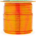 Mandala Crafts 22 Gauge Anodized Aluminum Craft Wire for Jewelry Making - 100 FT Colored Flexible Orange Wire - Bendable for Bonsai Armature Crafting Sculpting