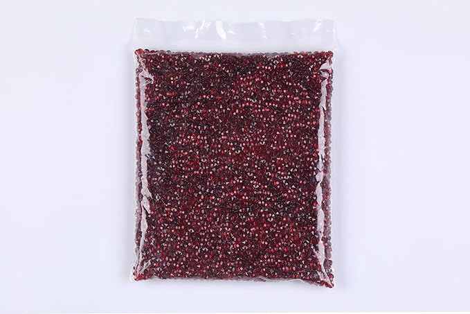 10000 pcs/Pack Wedding Table Scatter Confetti Crystals Acrylic Diamonds Vase Fillers 4.5 mm Rhinestones for Wedding, Bridal Shower, Vase Beads Decorations (Burgundy)