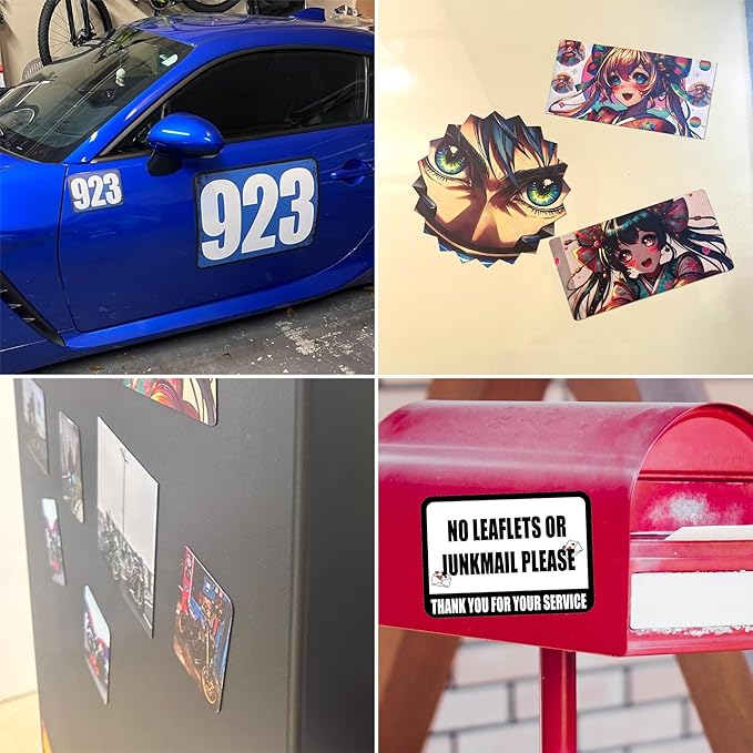 KETABAO – 9" Heart Photo Magnets for Refrigerators, Cars and Offices – Customizable Magnetic Decor