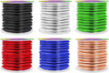 Mandala Crafts 8 Gauge Anodized Aluminum Craft Wire for Jewelry Making - 120 FT Colored Flexible Silver Copper True Blue Black Red Kelly Green Wire - Bendable for Bonsai Armature Crafting Sculpting