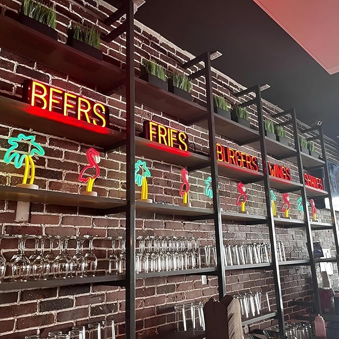 SpellBrite COLD ONES Sign | Beer-Related Sign with Neon Look, White LED Light Source | 33.5" x 6.3"
