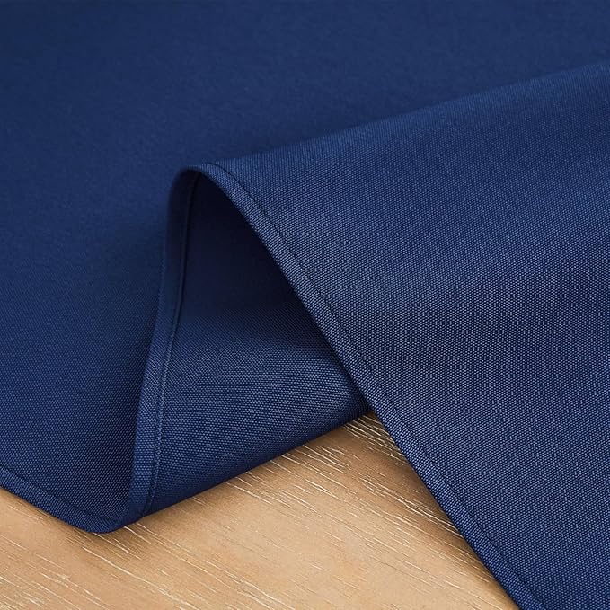 2 Pack Navy Blue Table Runner 12 x 72 Inch Solid Color Farmhouse Runners Coffee Table Dresser for Daily Party Home Decoration