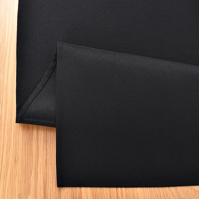 Farmhouse Black Table Runner Dining Table Runners 90 Inches Long Coffee Table Runner for Dresser Living Room Bedroom Holiday Party Banquet 12X90 Inch