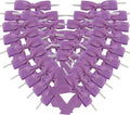 50pcs 2-1/2" Purple Satin Ribbon Bows with Twist Ties Mini Ribbon Bows for Candy Partiy Decoration Gift Packing&Wrapping Accessoried(Purple)