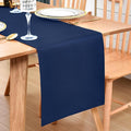 Farmhouse Navy Blue Table Runner Dining Table Runners 60 Inches Long Coffee Table Runner for Dresser Living Room Bedroom Holiday Party Banquet 12X60 Inch