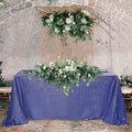 Fitable Sequin Tablecloth for Parties 60x84 Inch - Sparkle Glitter Table Cloth Laser Rectangle Overlay for Wedding Baby Shower Ceremony Birthday Holiday Banquet, Dark Blue