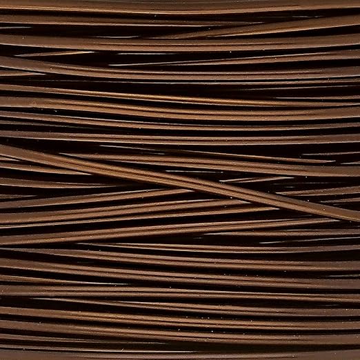 The Beadsmith Wire Elements Craft Wire – Tarnish Resistant, Soft Temper, Round, Smoke Quartz Color – 0.51mm, 24 Gauge, 20 Yard Spool – Jewelry Making, Wire Wrapping, Floral, & Other DIY Crafts