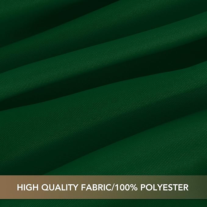 sancua Small Square Tablecloths 36x36 Inch - Hunter Green Table Cloth for Square or Round Tables, Washable Polyester Fabric Table Cover for Christmas Nightstand End Bedside Tables