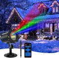 Christmas Projector Lights Outdoor, Garden Light Projector with Timer, Firefly Lights, IP65 Waterproof, Holiday Decoration for Halloween, Christmas, Home, Party, Garden Decor