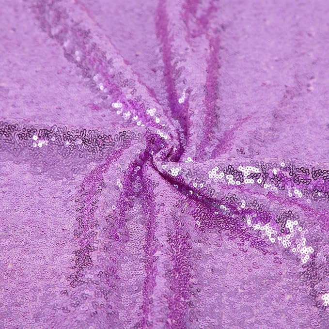 JYFLZQ Lavender Sequin Backdrop Curtains 8ft x 8ft 1 Panel Glitter Photo Booth Backdrops Sparkly Photography Background Drapes for Parties Wedding Bridal Showers