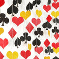 Red-Black Gold Casino Party-Decorations Streamers-Garland - 52ft Poker Theme Hanging Paper Banner,Adults Game Night Birthday Wedding Bachelorette Decor Hugfond