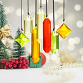 Set of 7 Colorful Crystal Ornaments for Window Hanging, Crystal Prisms Icicle Ornaments, Stained Gass Art Suncatcher for Indoor Window for Women