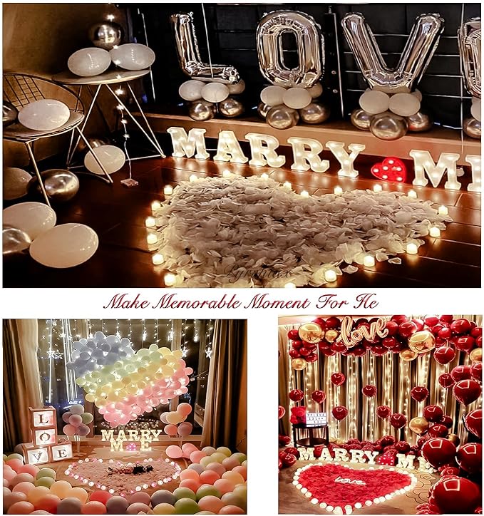 1000Pieces Rose Petals, Artificial Flower Petals Fake Rose Petals for Romantic Night,Wedding,Proposal Anniversary Flower Decorations (Purple Plus White)