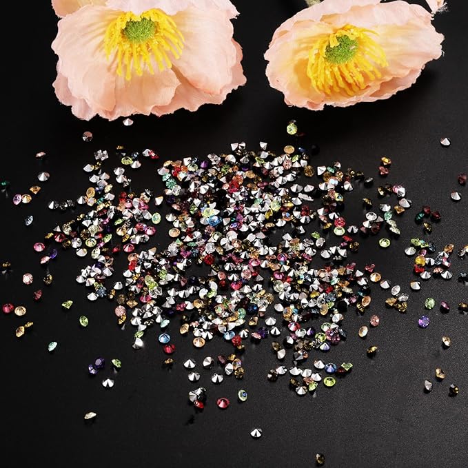 PATIKIL 14000Pcs Wedding Table Scatter Confetti Crystals 3mm Acrylic Diamonds Vase Fillers Gems for Table Centerpiece Decorations Bridal Shower Party, Mint Green AB