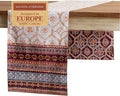 Maison d' Hermine Table Runner 100% Cotton Double Layer Table Runners 108 inches Long for Thanksgiving Christmas Decorations Home Kitchen Dining Party Wedding (Fair Isle, 14.5" x 108")