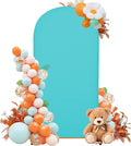 Wedding Arch Cover 5FT Arch Backdrop Cover Spandex Fitted Arch Cover for Round Top Chiara Backdrop Stand Covers for Wedding Birthday Party Baby Shower Banquet Ceremony Decoration