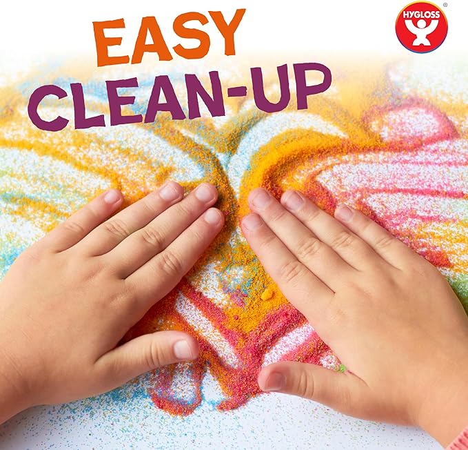Hygloss Colored Sand for Crafts - 15 lb Bottle, Yellow - Vibrant Colorful Fine Sensory Play Sand Art Kits for Kids - Classroom Activities for Children 3 4 5 6 7 8 9 10 11 12 - Safe for Ages 3+