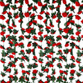 16Pcs 126Ft Red Rose Garland, Fake Rose Hanging Flowers, Artificial Flower Vine, Hanging Floral Vine Garland for Wedding, Birthday Party, Wall Arch, Halloween, Christmas Garden Backdrop Decor