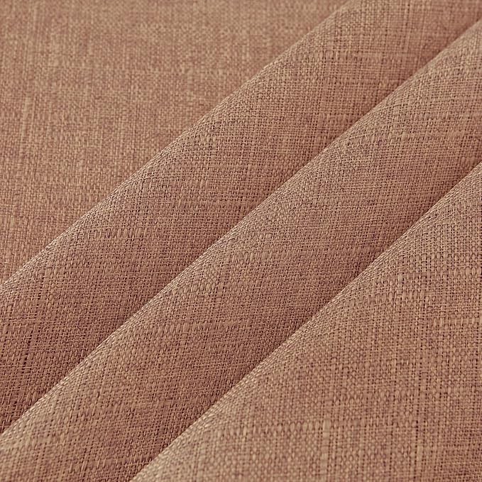NLMUVW Mocha Linen Tablecloth Rectangle Tables 108 Inch, Textured Table Cloth Farmhouse Table Cover for Kitchen Dining Coffee, 54 x 108 Inch
