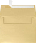 LUXPaper A7 Invitation Envelopes | Peel & Press | 5 1/4" x 7 1/4" | Blonde Metallic | 80lb. Text | 1,000 Qty