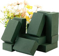 12 Pcs Floral Foam Blocks for Fresh & Artificial Flowers, 5.5" L x 3.1" W x 1.7" H Wet & Dry Green Flower Foam for Indoor Outdoor Floral Arrangements, Foam Bricks for Wedding, Birthdays, Home Décor