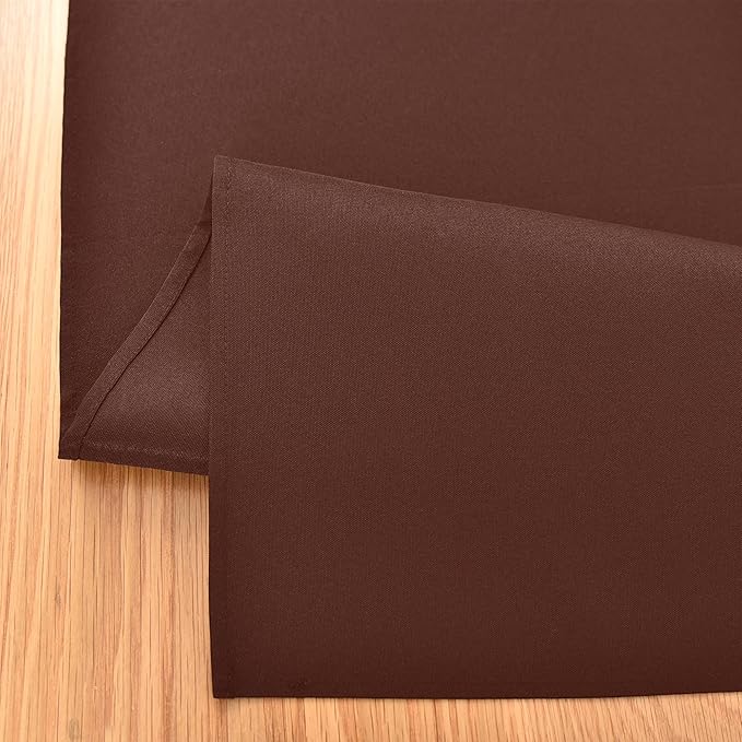 Farmhouse Chocolate Table Runner Dining Table Runners 90 Inches Long Coffee Table Runner for Dresser Living Room Bedroom Holiday Party Banquet 12X90 Inch