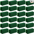 Boao 24 Pieces Floral Foam Cage Holder with Floral Foam for Fresh Flowers Cage Bowl for Table Centerpiece Flower Arrangement, Rectangle, 11.8 x 4.7 x 3.1 Inch