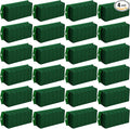 Boao 4 Pieces Floral Foam Cage Holder with Floral Foam for Fresh Flowers Cage Bowl for Table Centerpiece Flower Arrangement, Rectangle, 11.8 x 4.7 x 3.1 Inch