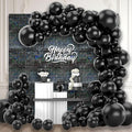 24PCS Black Shimmer Wall Backdrop, Laser Square Sequin Photo Backdrops Panel, Glitter Wall Background for Birthdays, Weddings, Christmas, Engagements, Disco Bachelorette Party Decoration (4FTx6FT)