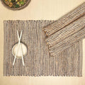 Chardin Home Natural Jute & Brown Placemats, Set of 4 – Rustic Handmade Boho Table Mats, 13x19 Inch Dining Table Placemats for Kitchen, Everyday Meals, Holidays, Farmhouse or Modern Table Décor