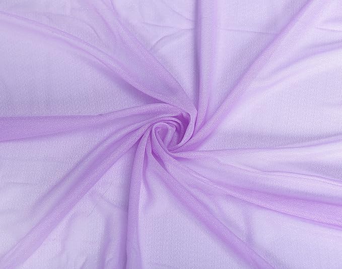 MDS Halloween Chiffon Table Runner - 1 Pack, 29 x 170 Inches, 14ft Each - Sheer Spooky Table Runners for Haunted House Parties, Trick-or-Treat Tables, Witchy Décor, Wedding & Events - Orchid